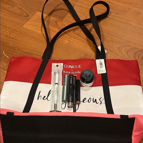 kate spade Other - Kate Spade Red, White, and Black Tote